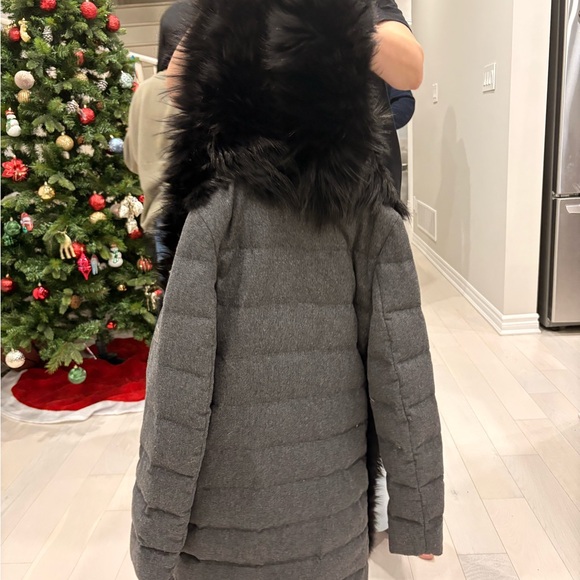 Fendi Wool Down Parka with Fox Fur Trim - Picture 4 of 4
